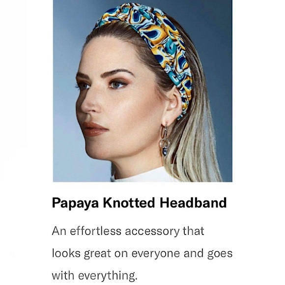 🆕 Knix | Papaya Knotted Headband - Picture 2 of 5